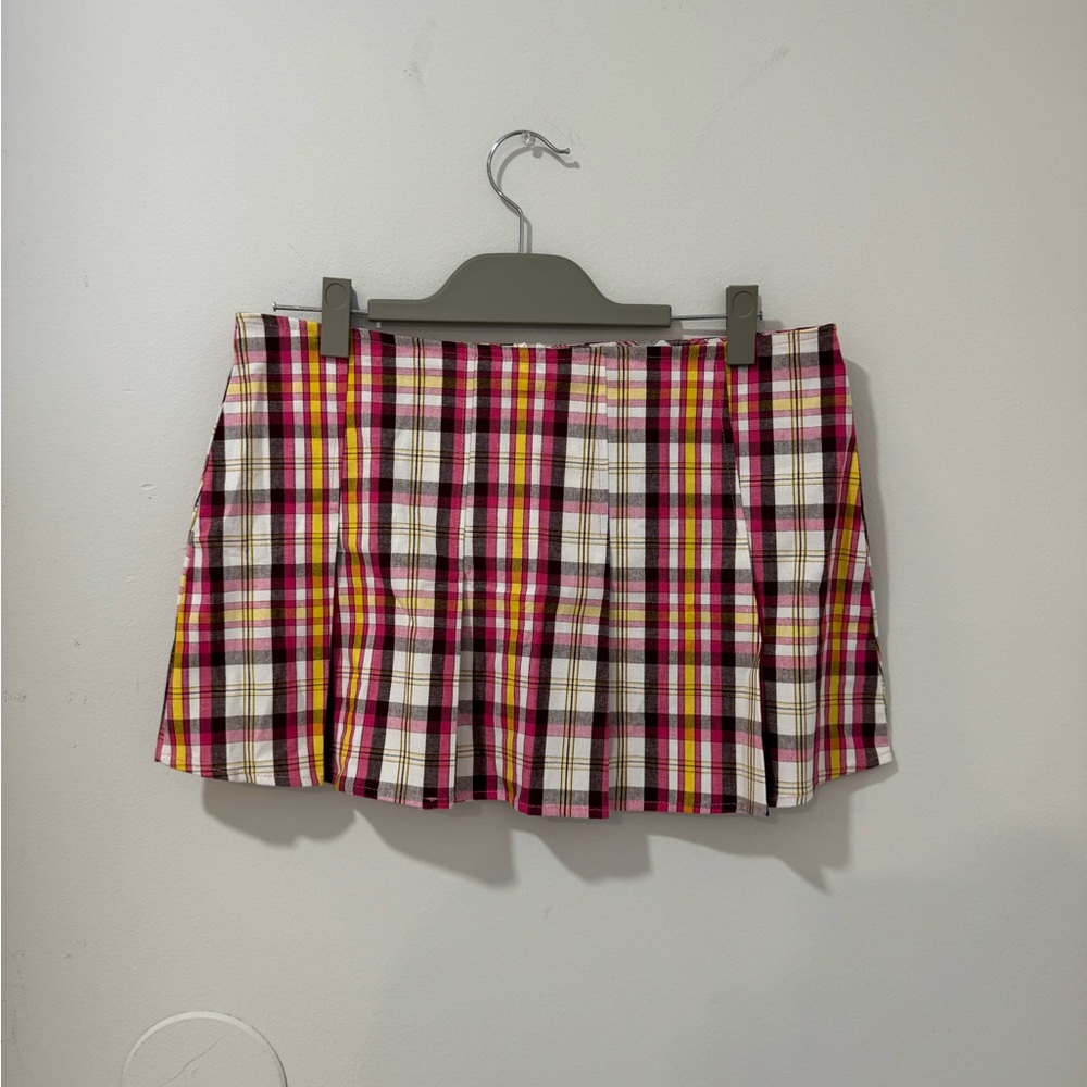 Plaid miniskirt (never worn)